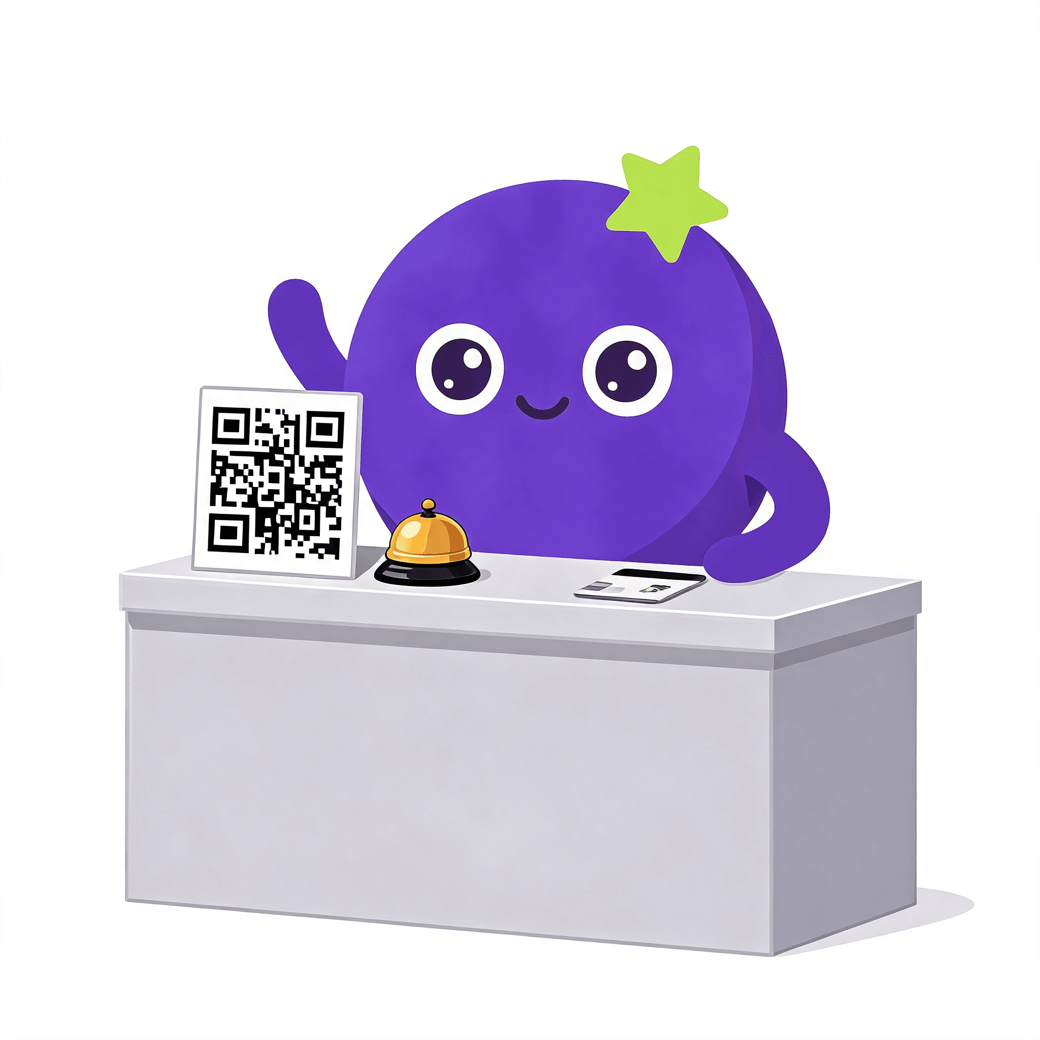 The gottaSay mascot collecting feedback at hotels